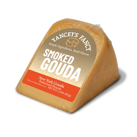 Yancey's Fancy Smoked Gouda Cheese.