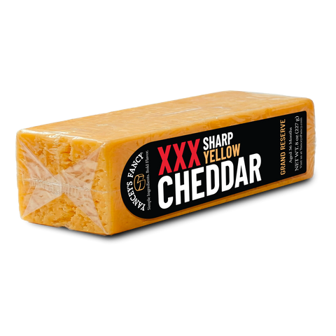 Yancey's Fancy XXX Sharp Yellow Cheddar Cheese.
