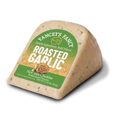 Yancey's Fancy Roasted Garlic Cheese.