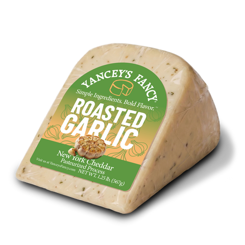 Yancey's Fancy Roasted Garlic Cheese.