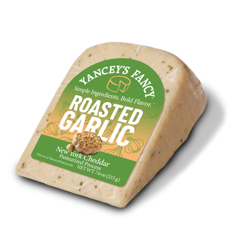 Yancey's Fancy Roasted Garlic Cheese.