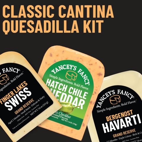 Yancey's Fancy Ghost Pepper Inferno Nacho Recipe Cheese Bundle.
