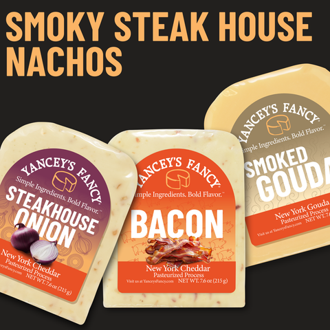 Yancey's Fancy Smoky Steakhouse Nachos Recipe Cheese Kit.