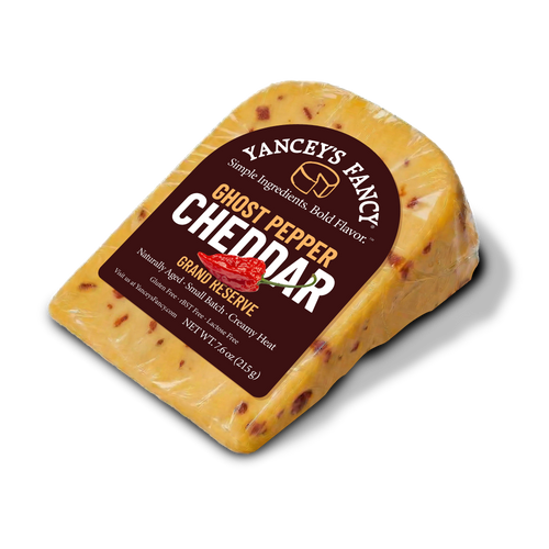 Yancey's Fancy Natural Ghost Pepper Cheese.