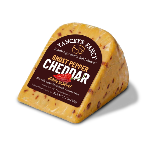 Yancey's Fancy Natural Ghost Pepper Cheese.