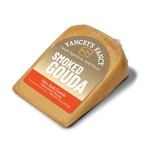 Yancey's Fancy Smoked Gouda Cheese.