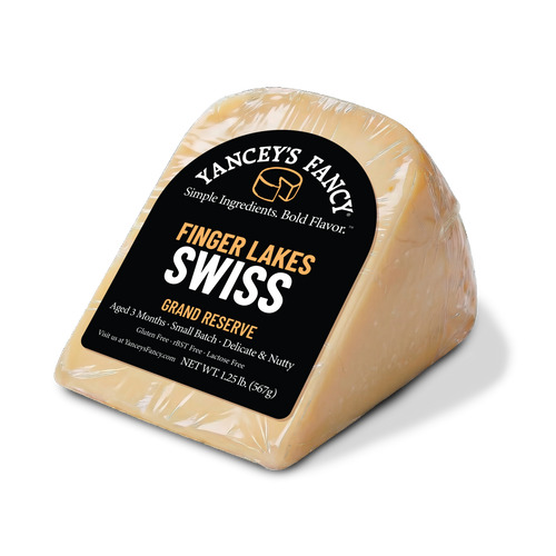 Yancey's Fancy Finger Lakes Swiss Cheese.
