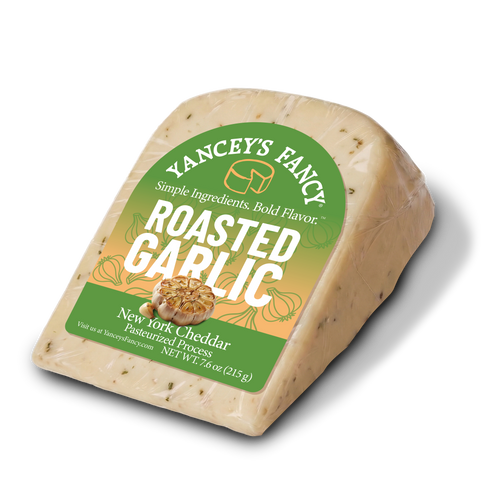 Yancey's Fancy Roasted Garlic Cheese.