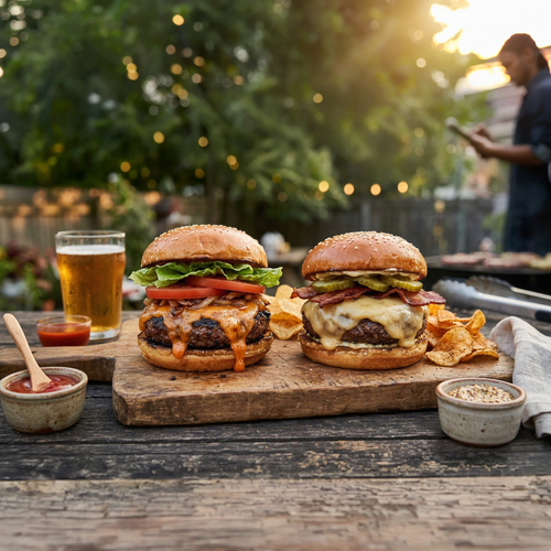 Yancey's Fancy Five Alarm Inferno Thick-Cut Burger