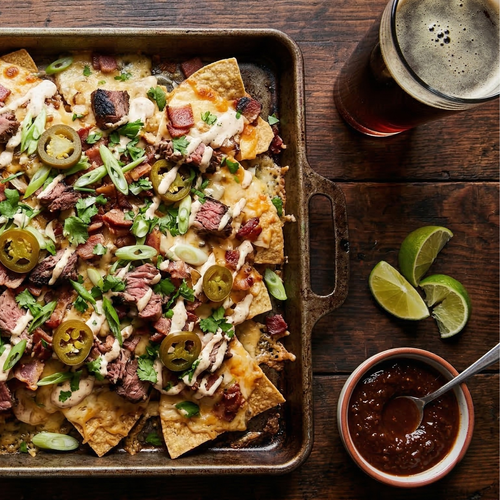 Yancey's Fancy Smoky Steakhouse Nachos