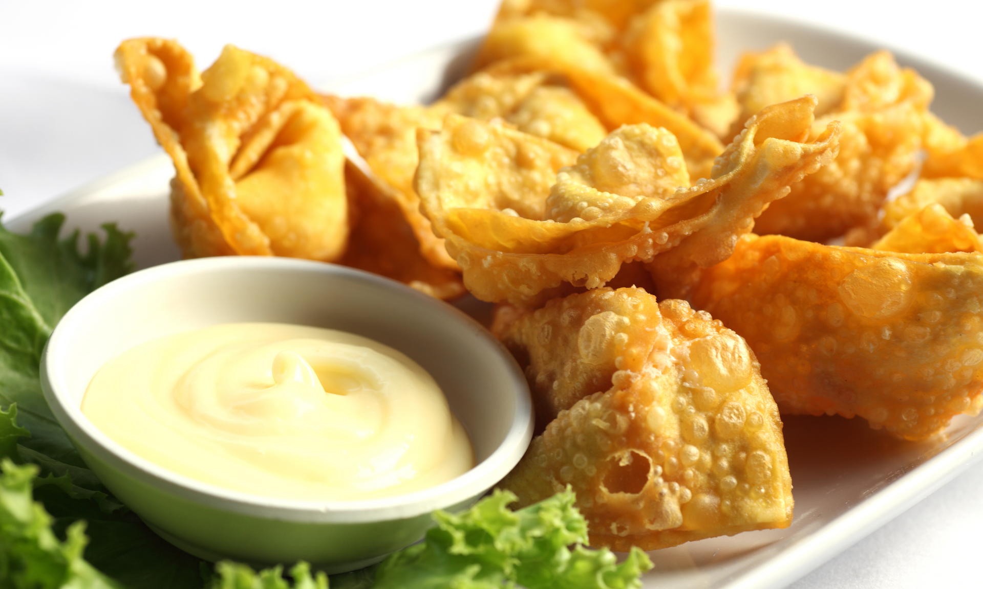 Air Fryer Buffalo Cheese Wontons