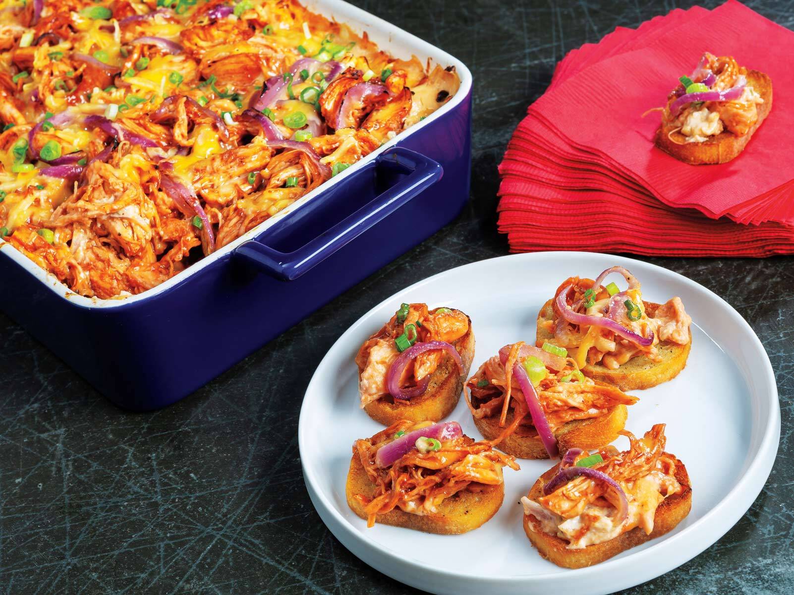 Barbeque Chicken Pizza Dip