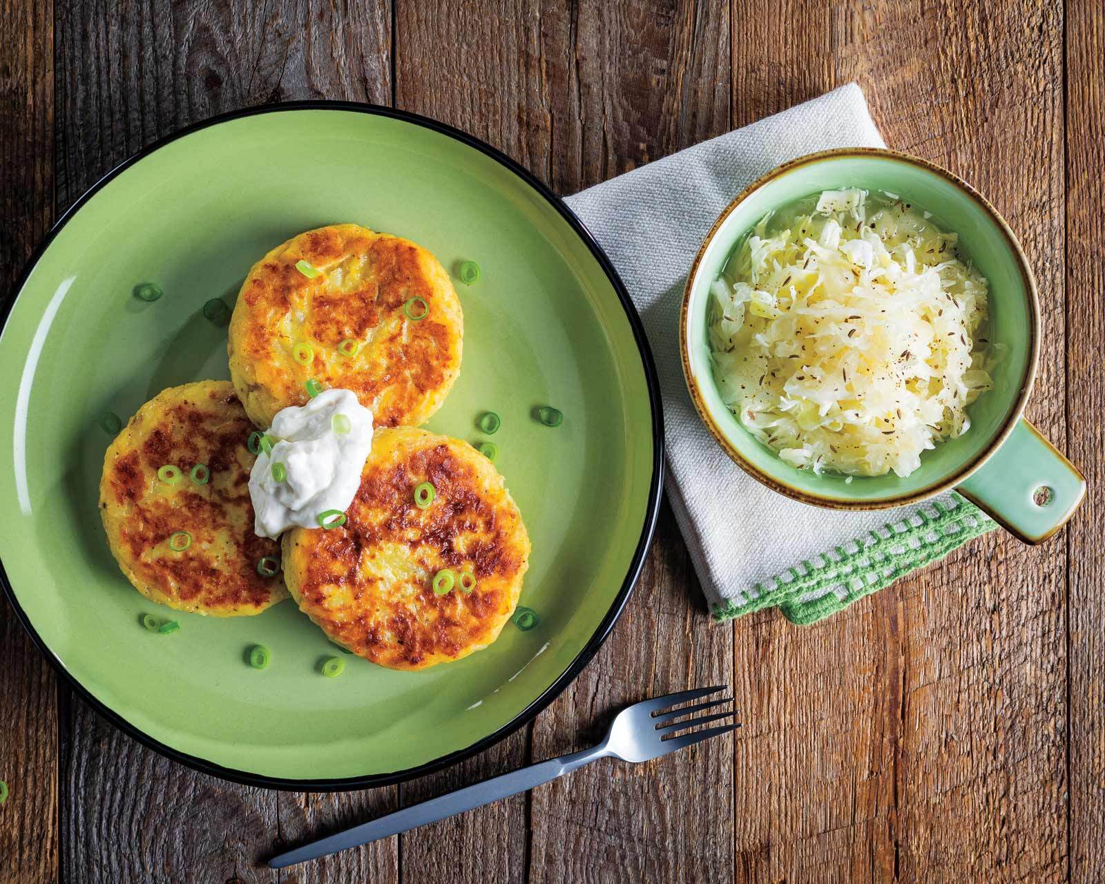 Cheddar Boxty w/ Horseradish Sauce