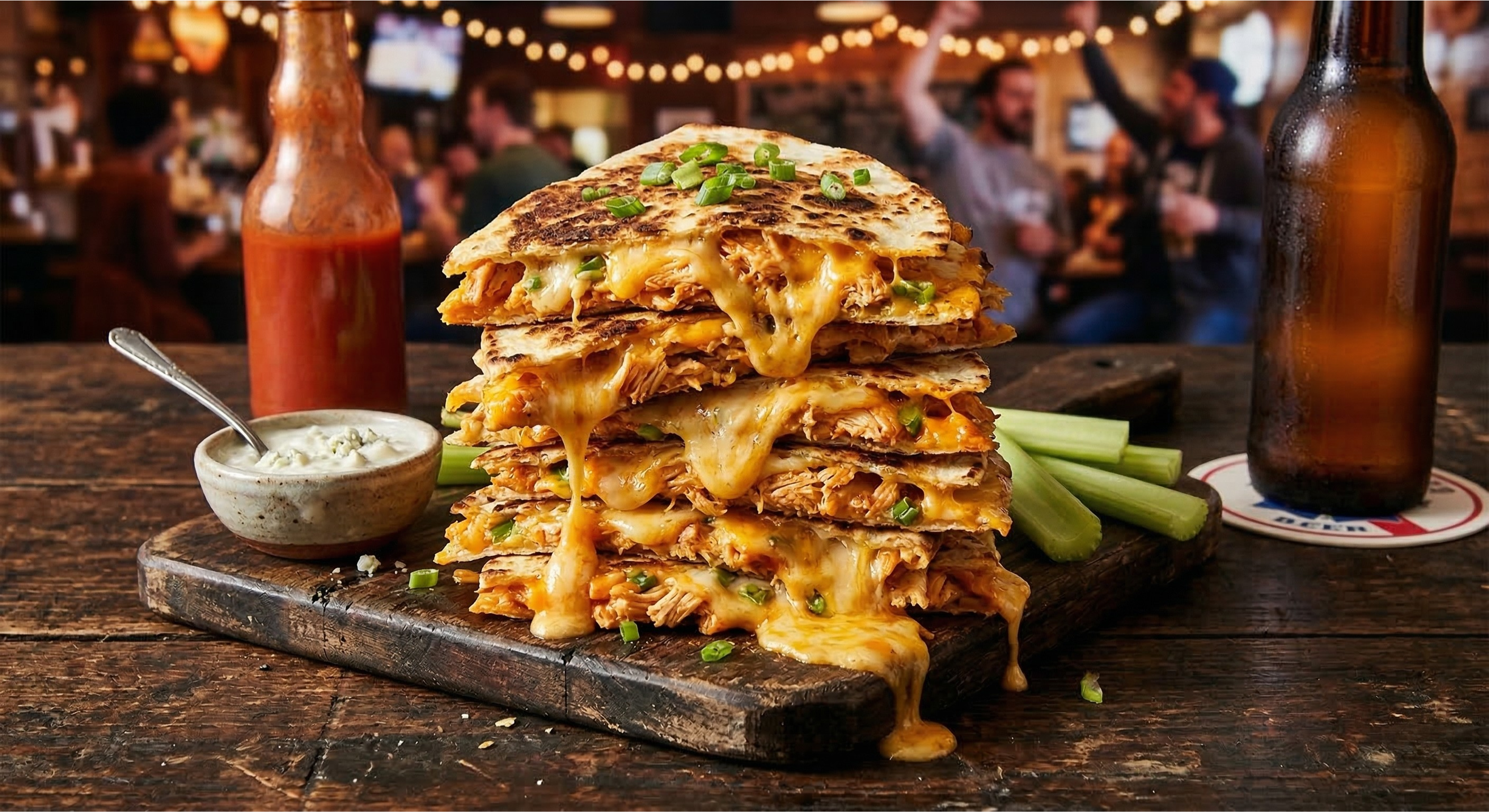 'Buffalo Blue-Ribbon' Quesadillas