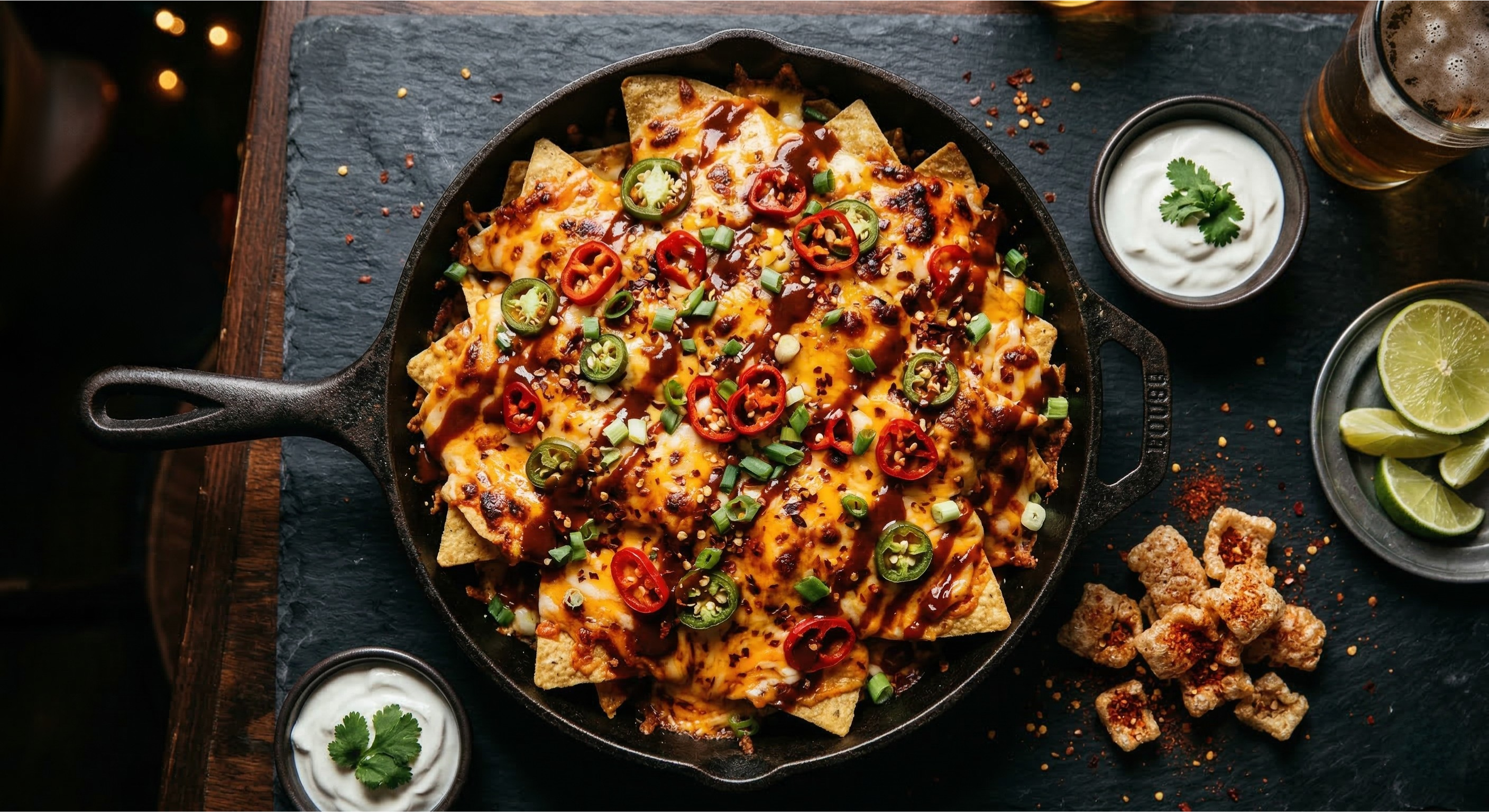 "Ghost Pepper Inferno" Lava Nachos