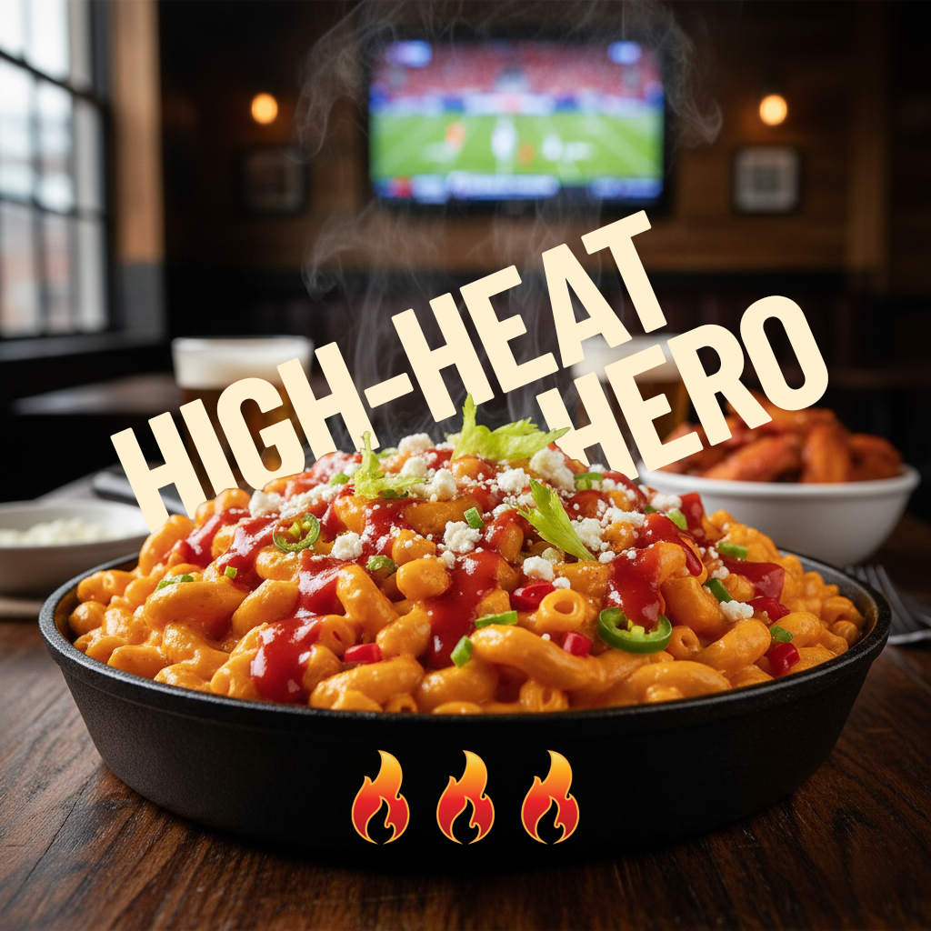 Yancey's Fancy 5-alarm Fire Mac and Cheese Kit with premium artisan cheddar wedges