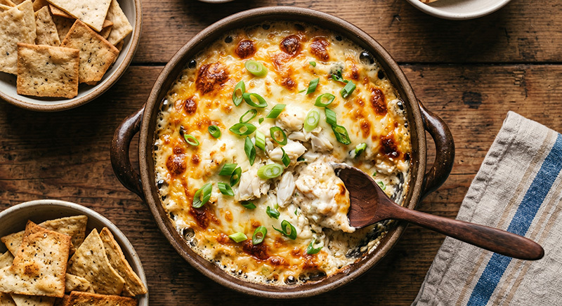 Hot Chesapeake Crab & Cheddar Dip