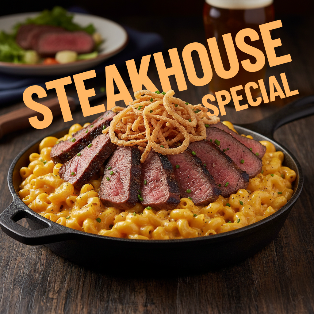 Yancey's Fancy VIP Truffle Steakhouse Gourmet Mac and Cheese Kit with premium artisan cheddar wedges