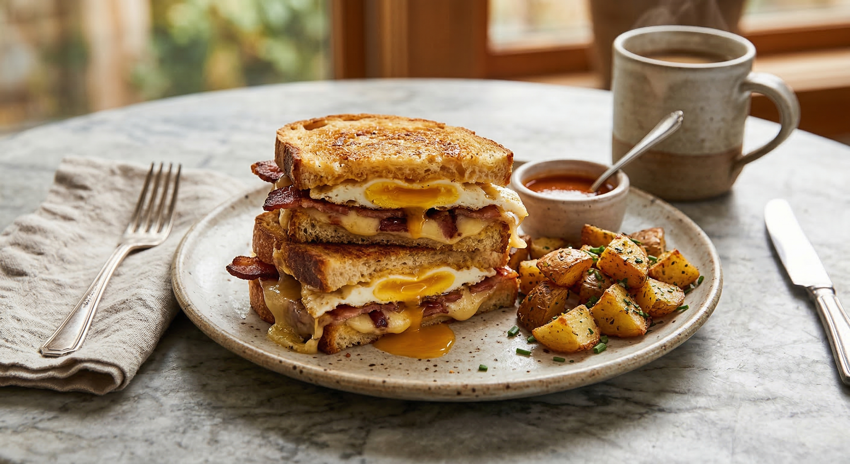 'Brunch Crowd' Breakfast Melt