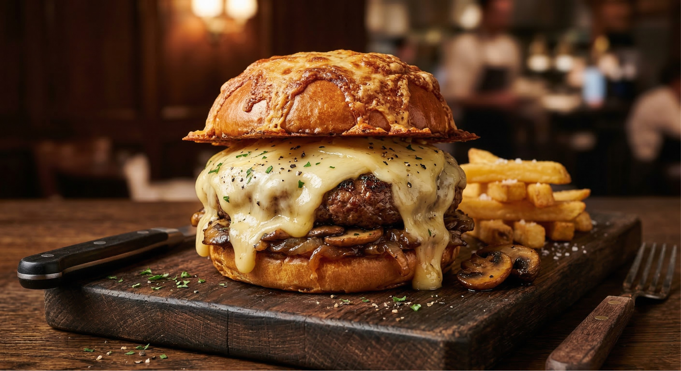 'Steakhouse Experience' Burger