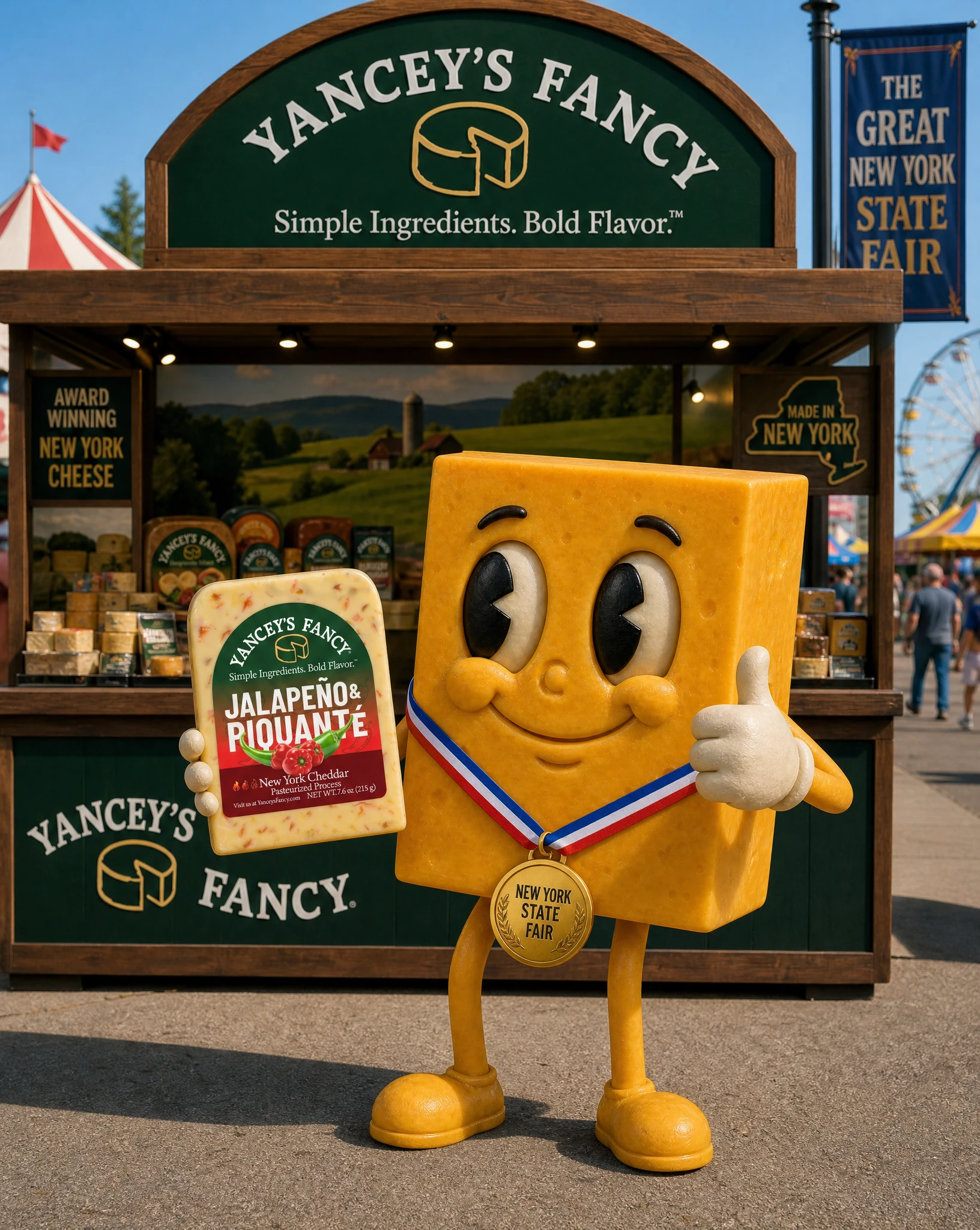 Yancey Fancy Gold Medal Winner — NY State Fair Dairy Products Competition