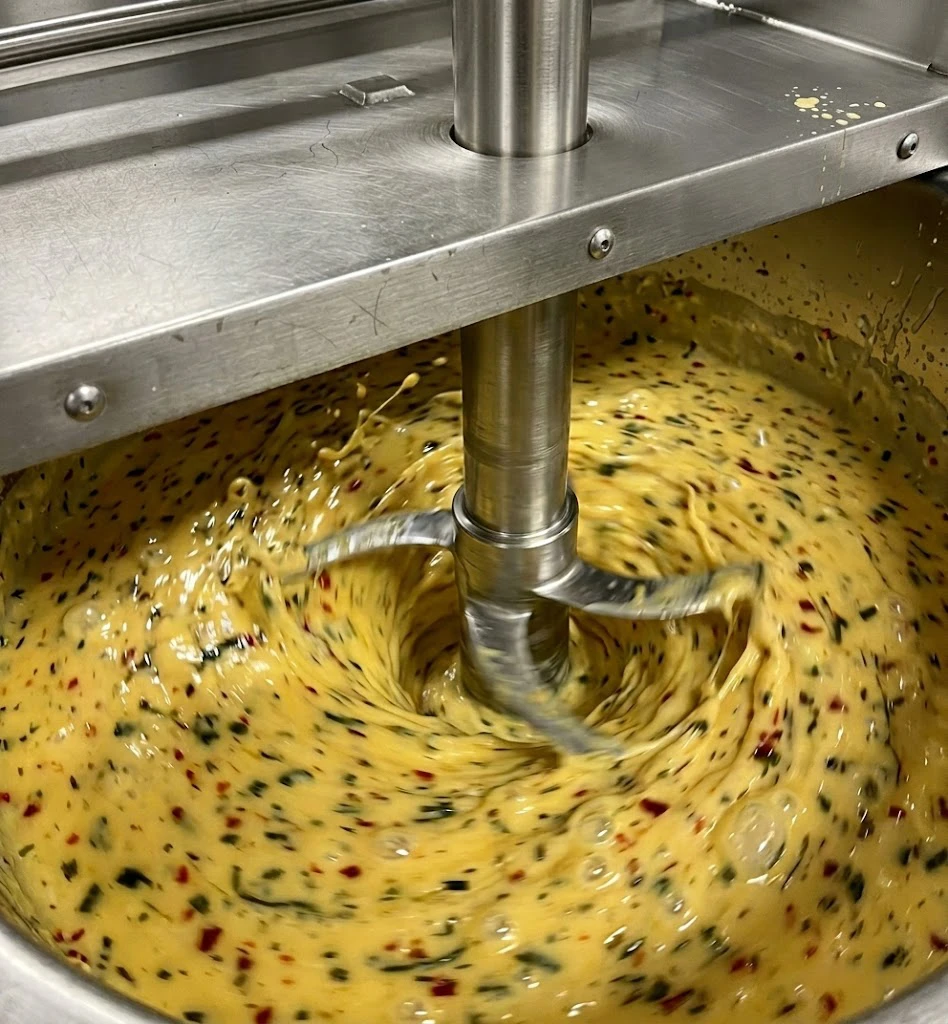 Cheesemaking equipment and aging at Yancey’s Fancy