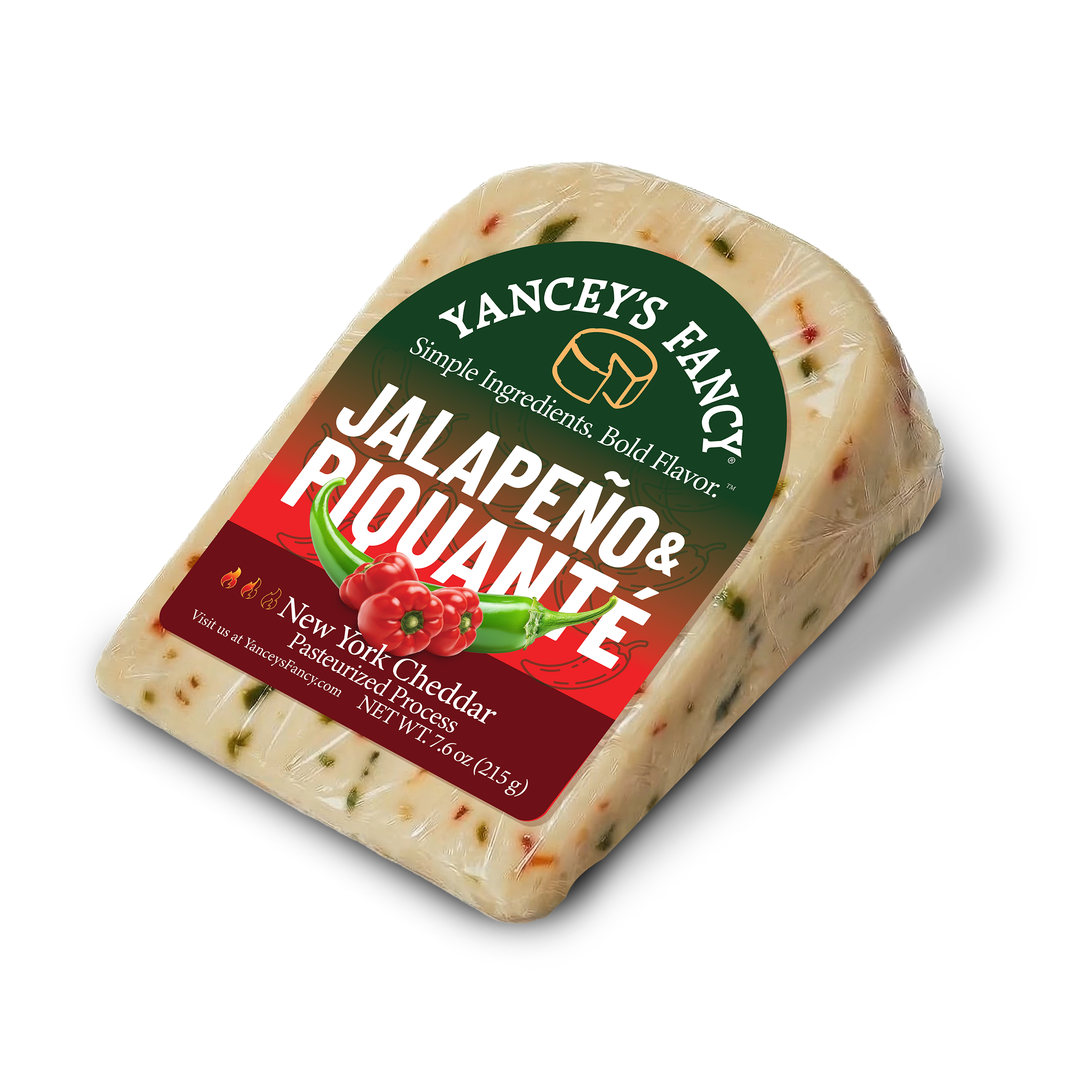 Jalapeño & Piquante (Aka Peppadew) Cheddar
