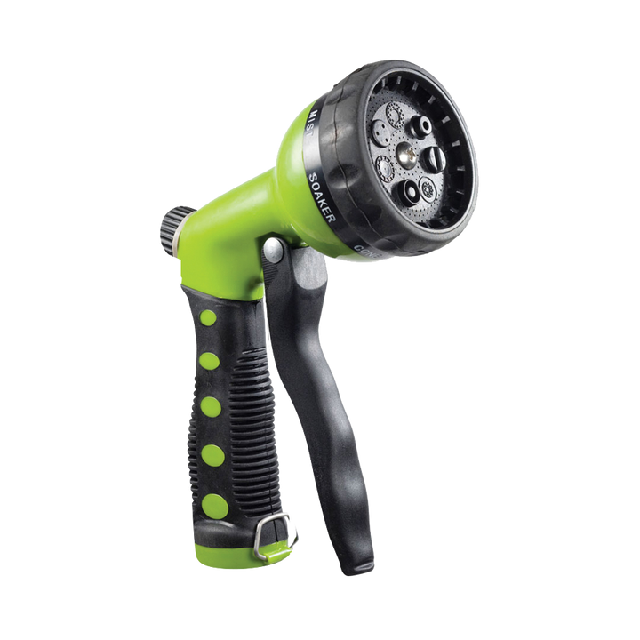 Seven-Spray Garden Hose Nozzle (Green)