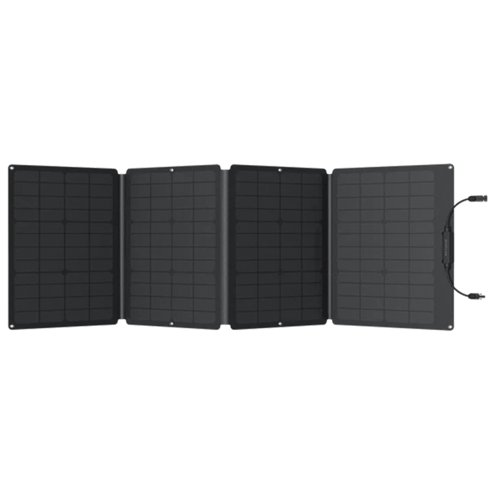 110W Portable Solar Panel slightly folded