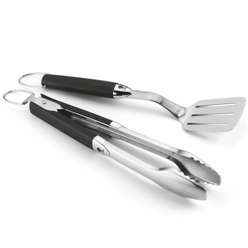 Premium Tool Set - Compact Size, 2 Pcs, Stainless Steel, Black