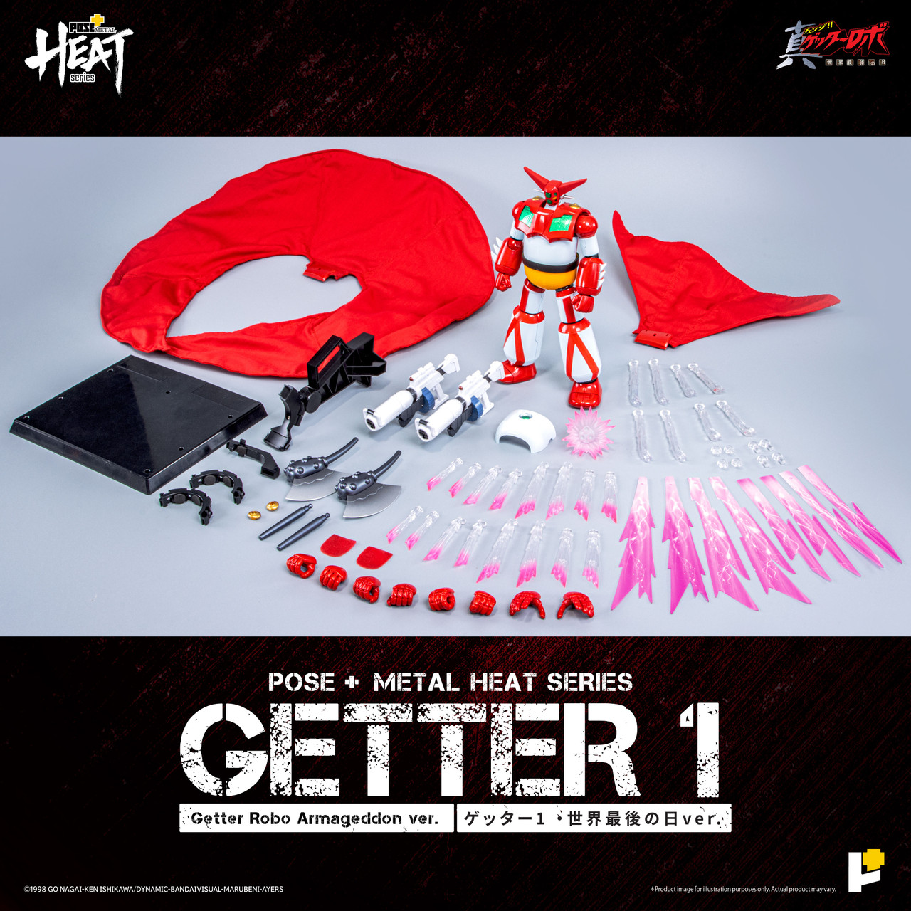 METAL HEAT Series Getter 1 Action Figure - Toynami Shop 
