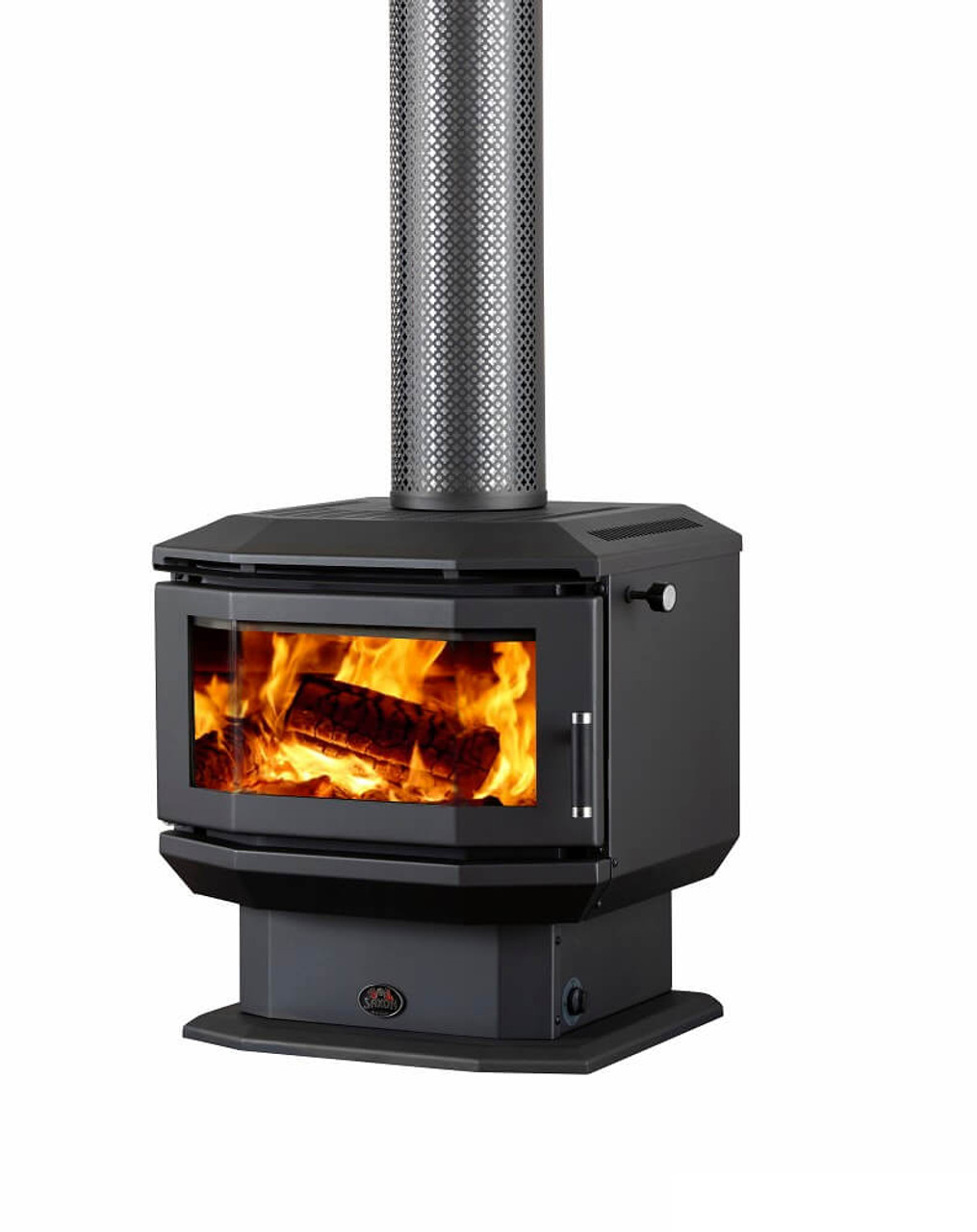 Saxon Walnut Freestanding Wood Heater