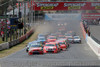 207700 - The Start of the Bathurst 1000 - 2007 - Front row  Winterbottom BF Falcon - Skaife VE Commodore - Tander VE Commodore  - Photographer Craig Clifford