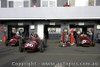 11501 - The three Maserati 250Fs at Phillip Island Classic - March 2011 - #4 Jeffery O Neill, #34 Peter Giddnigs and #36 Tom Price - Photographer David Blanch