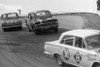 64774 - J. Bonthorne / J. Dando - Ford Cortina GT & R. Skelton / P. Ismay - Holden EH 179 & H. Firth / J. Reaburn - Ford Cortina GT -  Bathurst 1964 - Photographer Lance Ruting