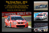 643 - The Great Race - 2012 - A Collage of Four Photos Showing the First Three Place Getters from  Bathurst, 2012 With Winners Time and Laps Completed.