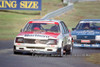 81068 - Peter Brock Commodore VC & Dick Johnson Falcon XD - Sandown 1981 - Photographer Peter D'Abbs