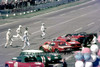 68487 - Start of the Six Hour Race, Surfers Paradise 1968 - Matich / Scott Matich SR3, Brown / Palmer Ferrari P4, O'Sullivan / Bassett Lola T70, Geoghegans 250LM, Gates / Bertram Lotus Elan, Whiteford / Roxburgh, Datsun 2000 & French / Holland Morris Cooper S - Anne Blackwood Collection