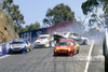 99730 - J.Bright / C.Baird & D.Johnson / S.Johnson avoid the collision between T.Mezera/T.Ricciardello & G.Tander/J.Bargwanna - Bathurst FAI 1000 1999 - Photographer Marshall Cass