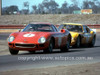 66207 - Ferrari 250LM & Kevin Bartlett Alfa Romeo GTZ2 - Surfers Paradise 1966 - Photographer John Stanley