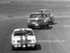 66209 - Pete Geoghegan, Bryan Thomson Mustang & Jim McKeown Lotus Cortina - Oran Park 1966 - Photographer Lance J Ruting