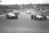 78511 - Juan Manuel Fangio  Mercedes W196 Silver Arrow / Jack Brabham BT19 Brabham - Sandown 1978