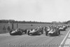 62506 - Start of the 1962 International - Sandown #1 Brabham Cooper / #10 B. McLaren Cooper / #3 J. Surtees Cooper / #5 C. Daigh Scarab