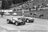 58416 - W. Leech M.M. Holden & A. Jack Triumph TR3 - Geelong Speed Trials 1958