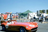 58125 - Lou Molina, Monza - Dodge tow car and trailer - Fishermans Bend 1958 - Photographer Barry Kirkpatrick