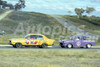 74163 -  Glen Nichols Cortina & John McGregor, Torana - Wanneroo 24th November 1974 - Photographer Tony Burton