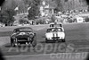 66115- Ron Thorp AC Cobra V8, Niel Allen Lotus Elan & John Leffler, Mini - Warwick Farm 1966 - Photographer Lance Ruting