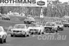 77173 - Nick Louis, Mazda RX3 & Ralph Radburn, Triumph Dolomite  - Sandown - 11th September 1977 - Photographer Peter D'Abbs