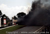 70122 - Spencer Martin Holden Monaro - Crashed through the fence and burst into flames - Sandown 1969 - Photographer David Blanch