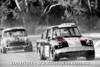 72197 - Tony Ward, Ford Anglia also Roger Reece, Morris Cooper S, Warwick Farm Raceway, 30th April, 1972